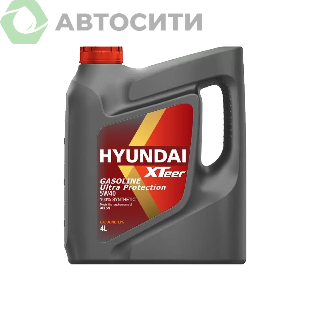 Масло моторное 5w40 синтетическое HYUNDAI XTeer Gasoline Ultra Protection 4л (SN/GF-5)