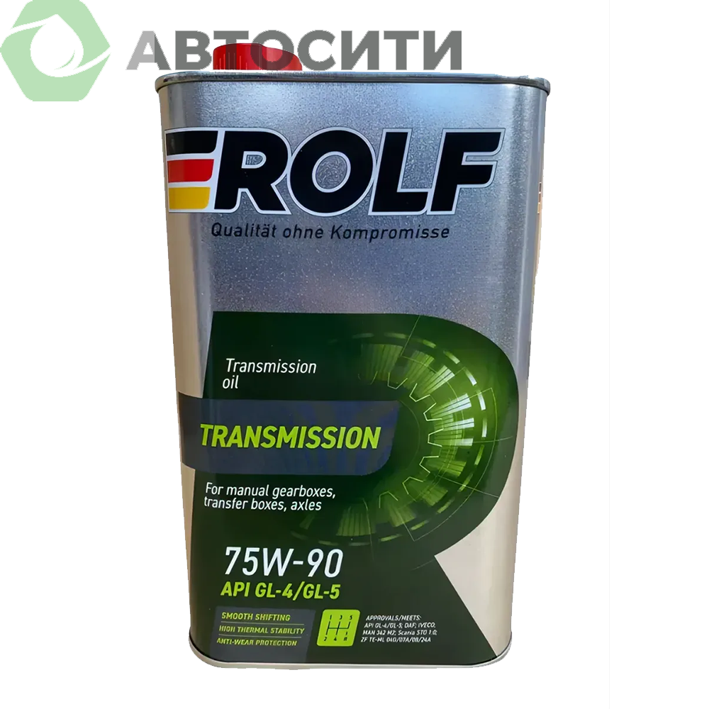Масло трансмиссионное 75W-90 синтетическое Rolf (GL-4/GL-5) 4л