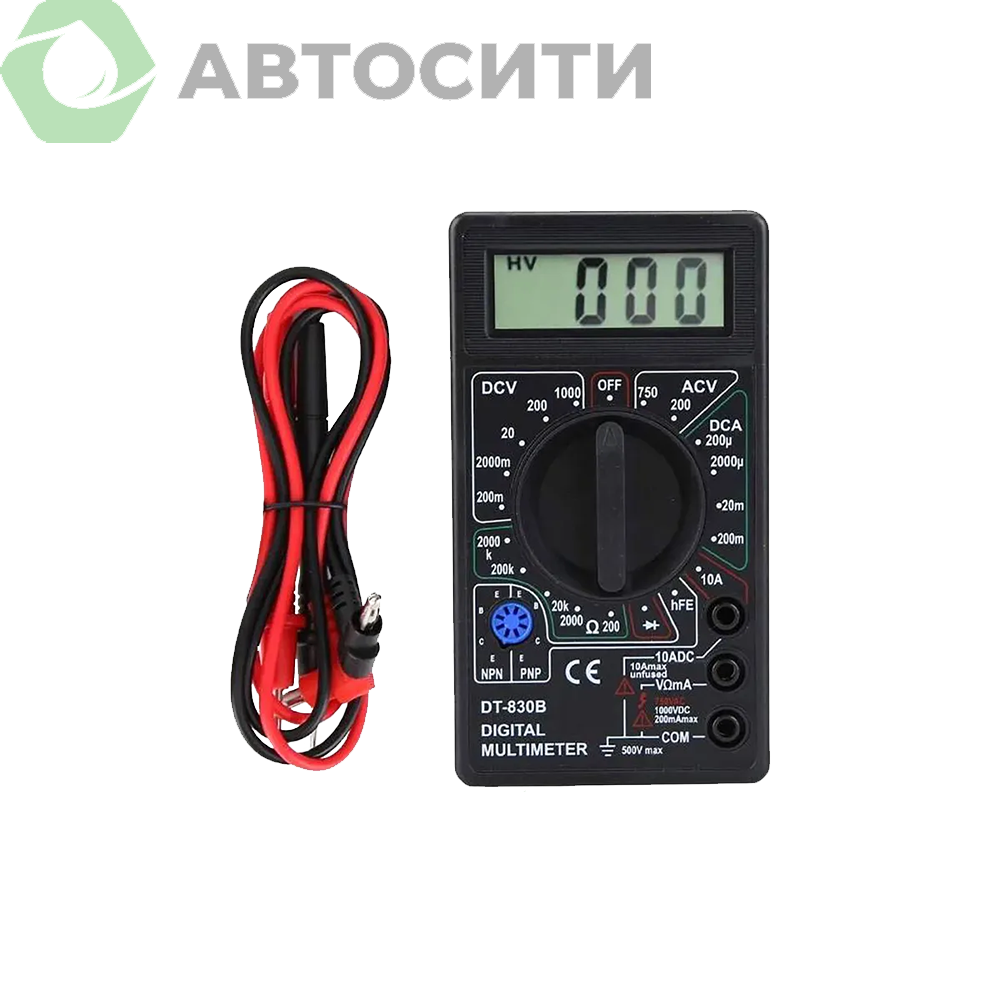 Мультиметр с прозвонкой транзисторов 830В