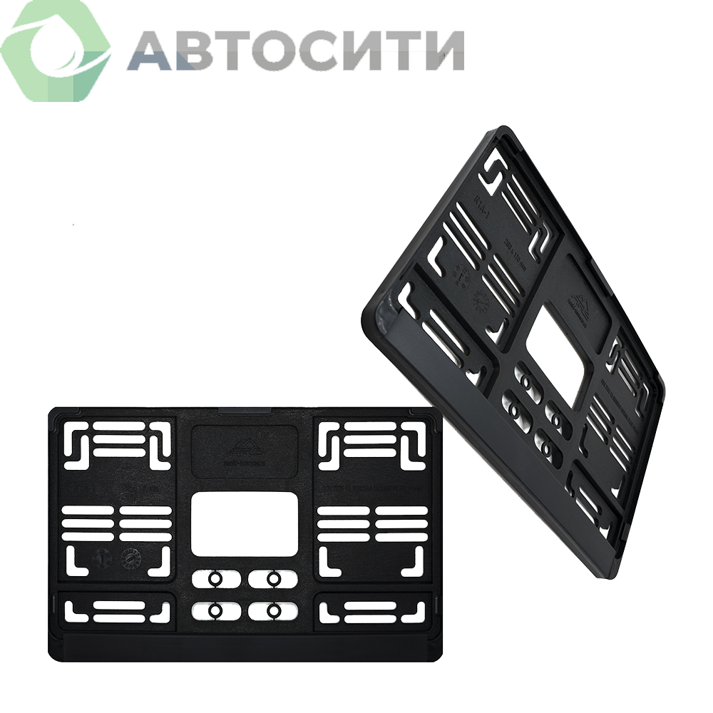 Рамка номерного знака для япон./амер. авто 290х170мм черная ST