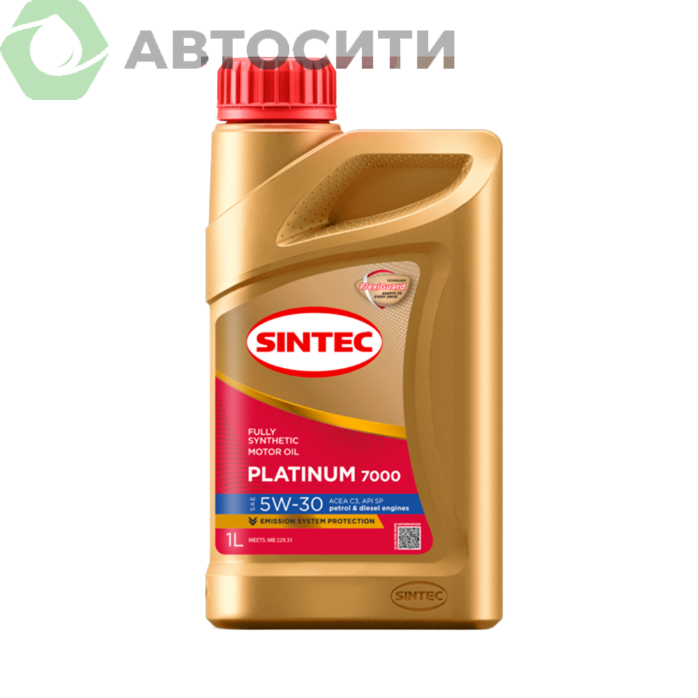 Масло моторное 5W-30 син. Sintec Platinum 7000 1л (C3 SP)