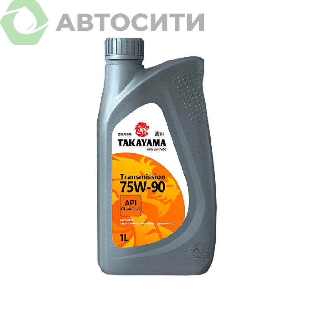 Масло трансмиссионное 75W-90 синтетическоеTakayama (GL-4/GL-5) 1л 
