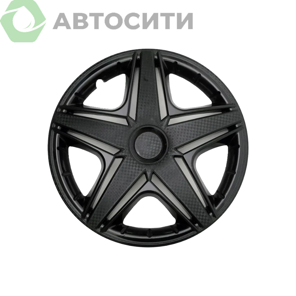 Колпаки R-14 NHL черный глянец (4шт,) STAR