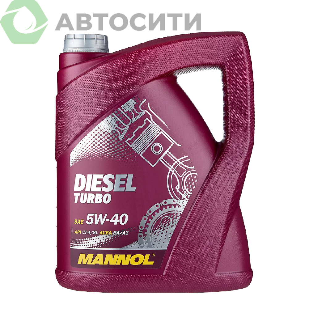 Масло моторное 5w40 син. Mannol Diesel Turbo 5л