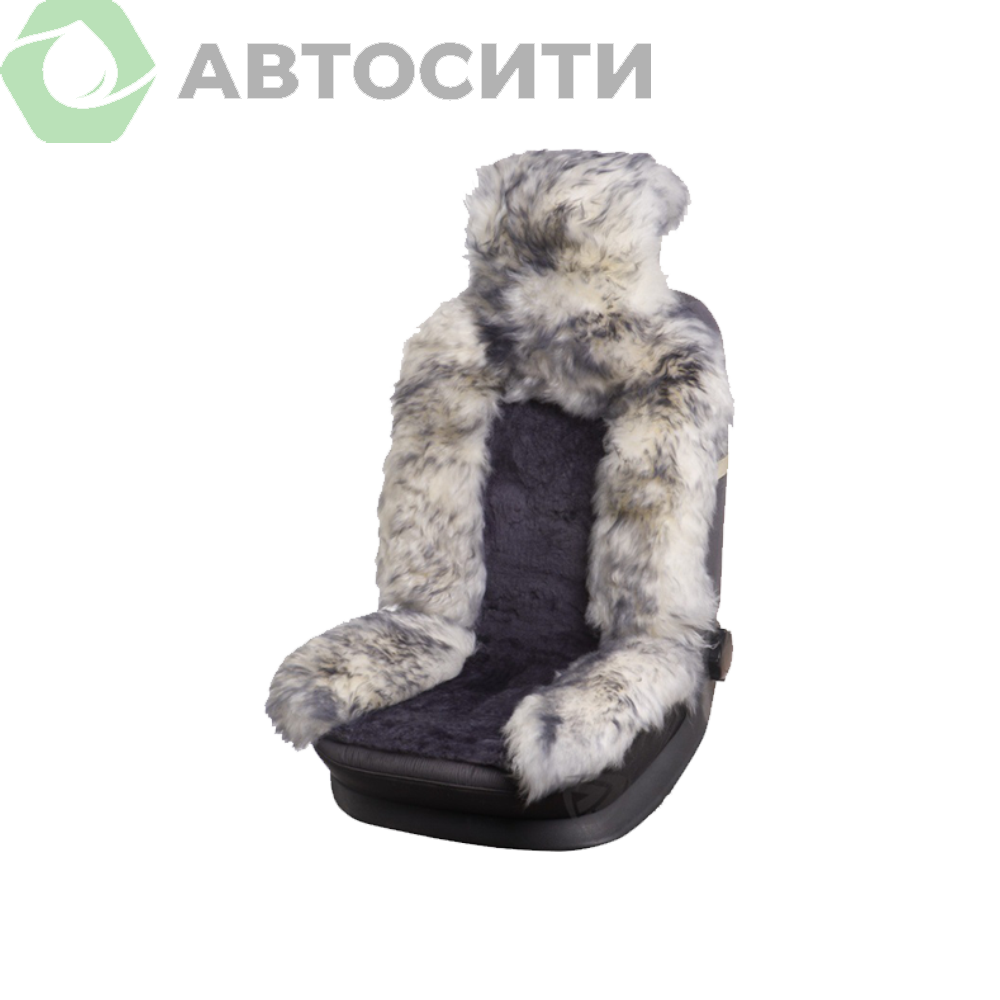 Накидка на сиденье PSV Jolly Premium Parts черная 1шт натуральный мех овчина