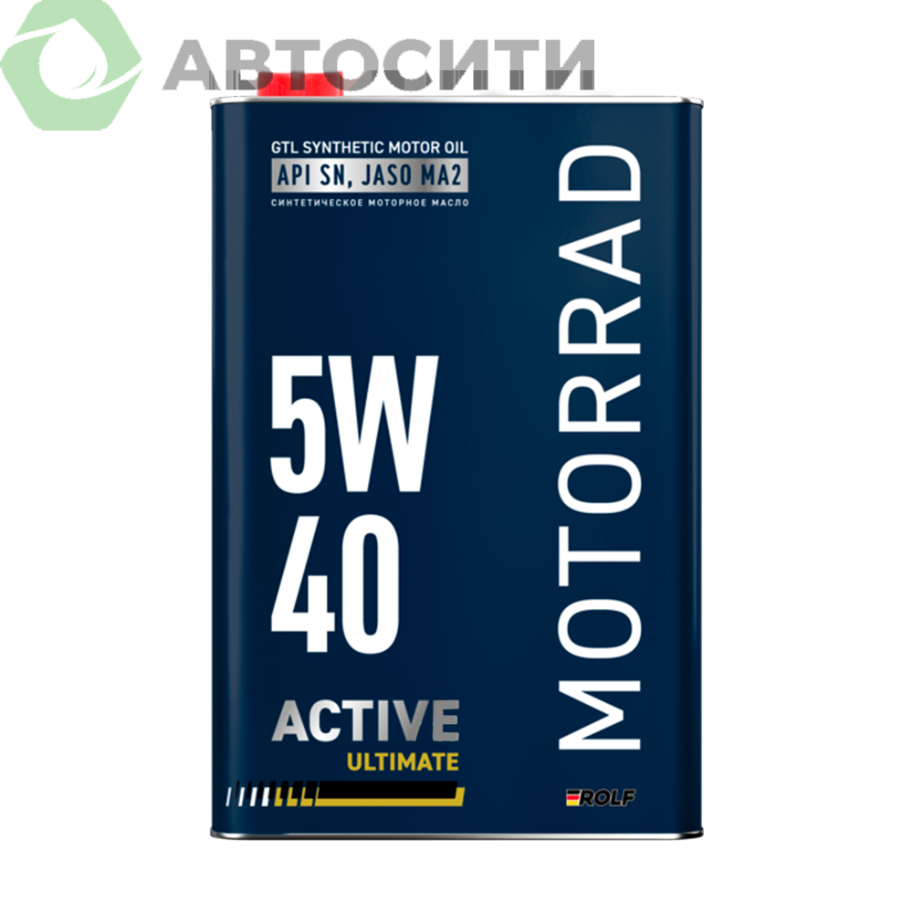 Масло моторное 5W-40 синтетическое Rolf Motorrad Active Ultimate 1л (MA2 SN)