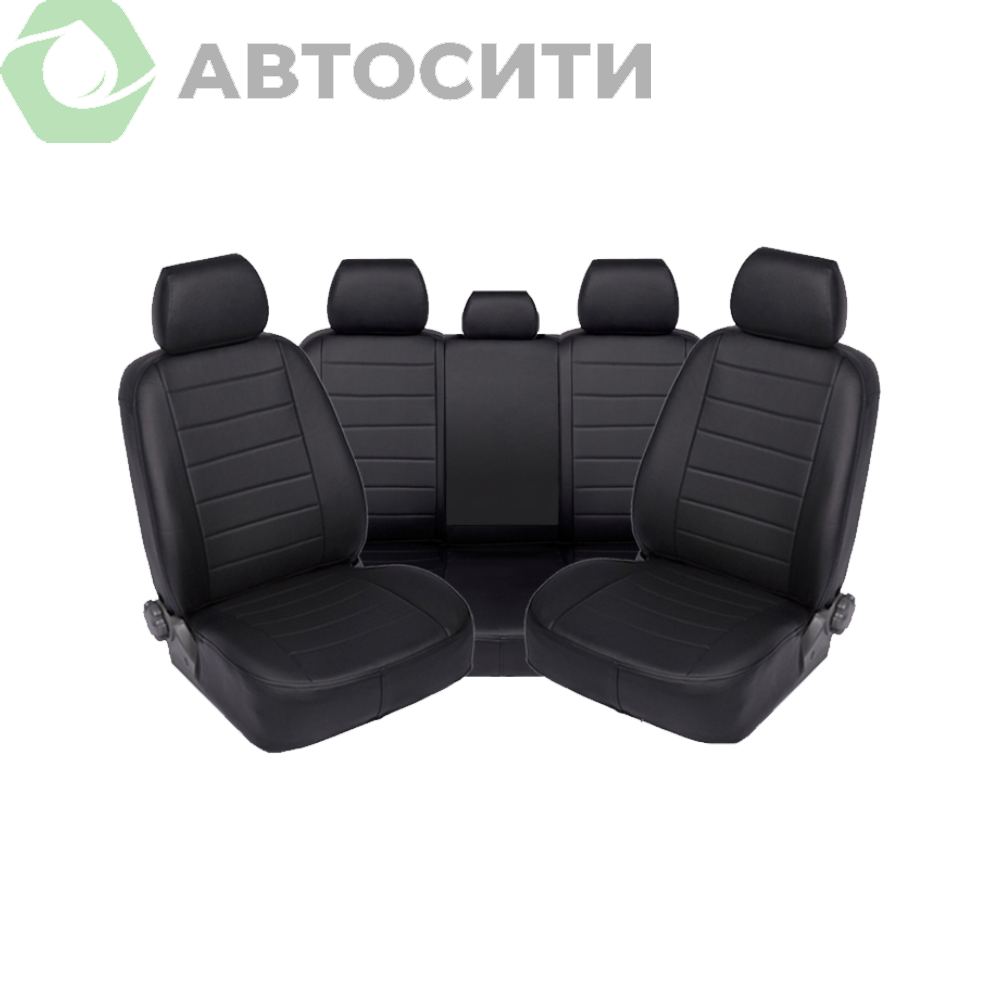 Чехлы Ford Focus III 11-19 жаккард спинка 1_2 серые