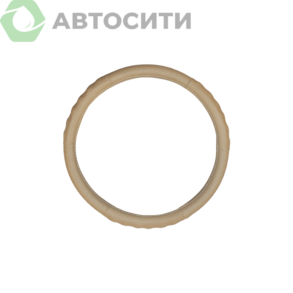 Оплетка руля M PSV Bull экокожа бежевая