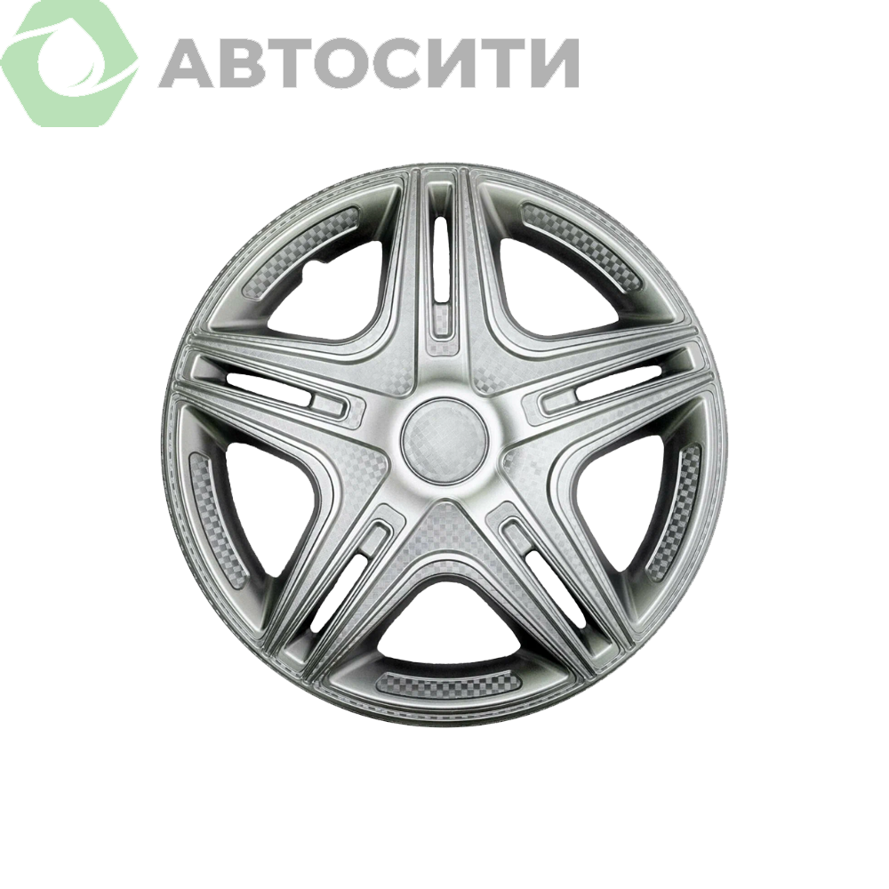 Колпаки R-15 Дакар серебро (компл.4шт) STAR