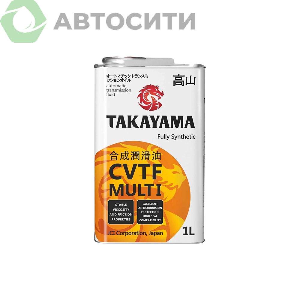Жидкость для бесступенчатых трансмиссий Takayama CVTF Multi 1л
