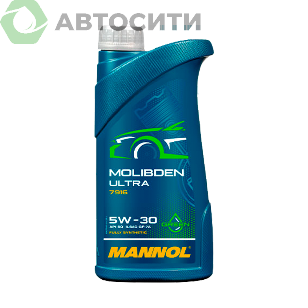 Масло моторное 5w30 син. Mannol Molibden Ultra 1л Артикул MN7916-1