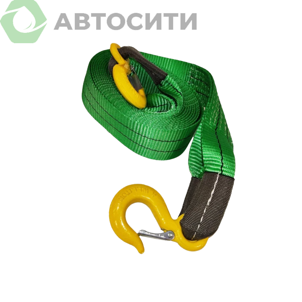 Трос буксировочный 6т 5м 2 крюка супер усиленный 19009 Сервис ключ