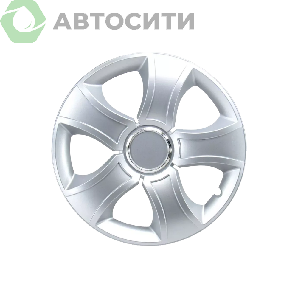 Колпаки R-15 БИС РИНГ серебро (4шт.) JESTIC