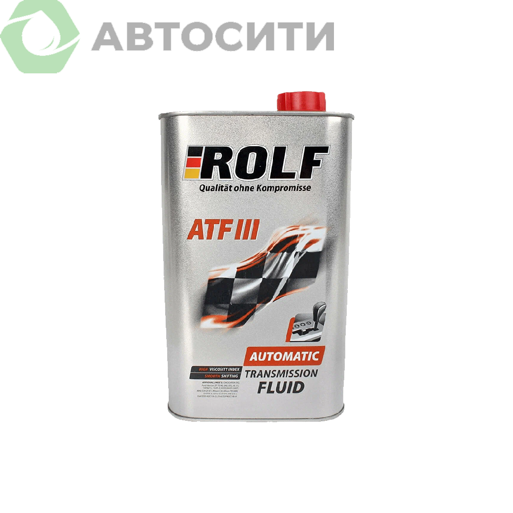 Жидкость для автоматических трансмиссий Rolf ATF III 1л