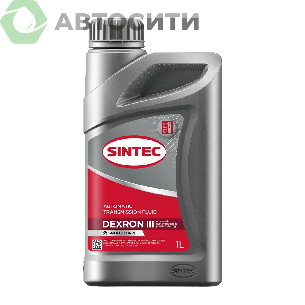 Жидкость для автоматических трансмиссий Sintec ATF III 1л