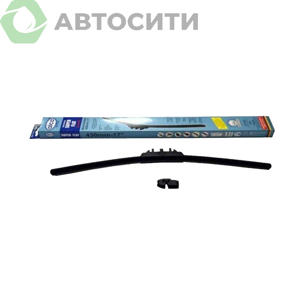 Щетка стеклоочистителя бескаркасная 430мм SUPER FLAT ALCA