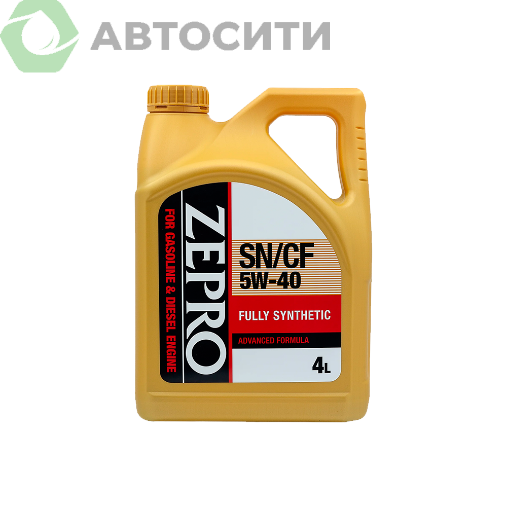 Масло моторное 5w40 синтетическое ZEPRO F-S  4л, Корея (SN/CF)