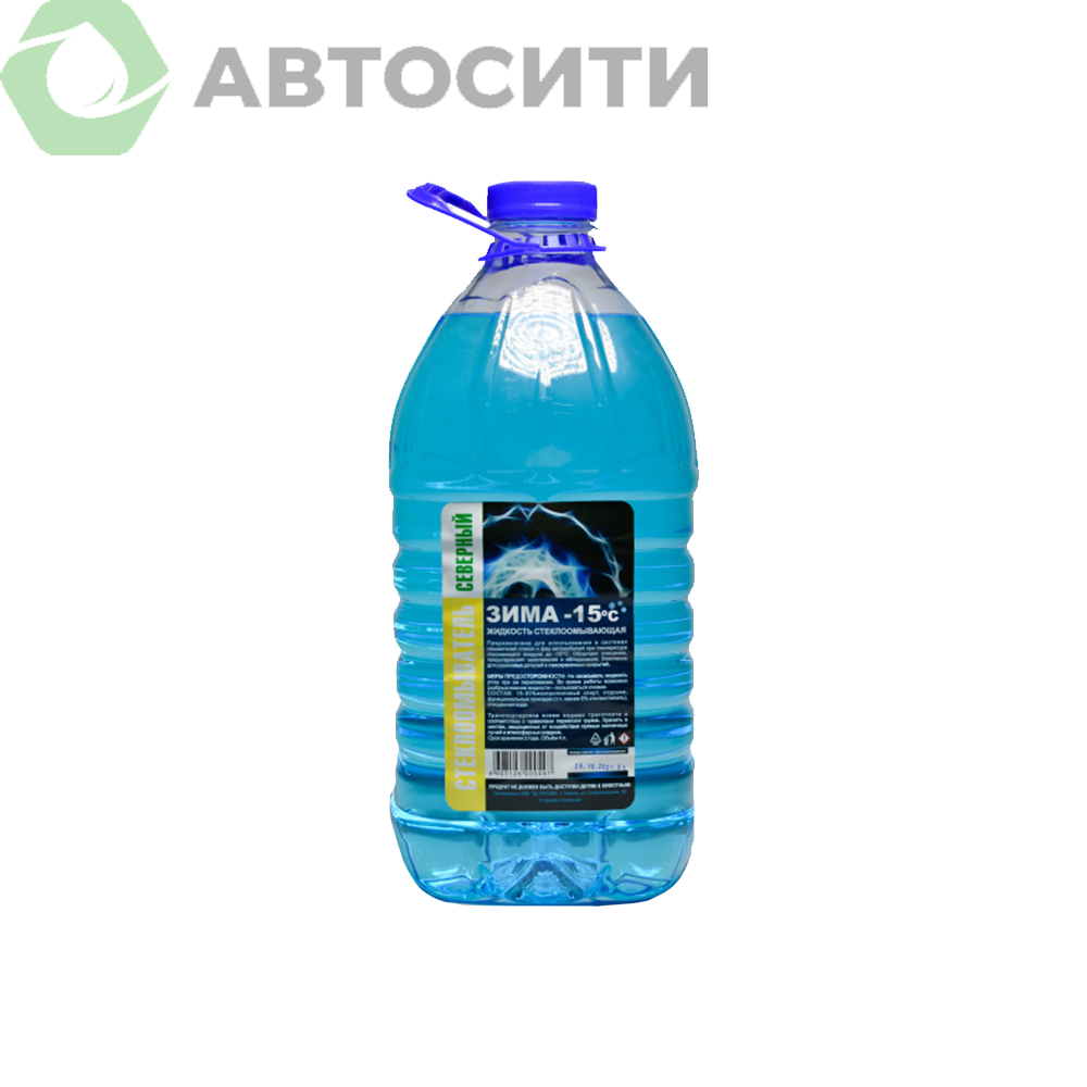 Жидкость стеклоомывающая Зима-15 Северный 4л