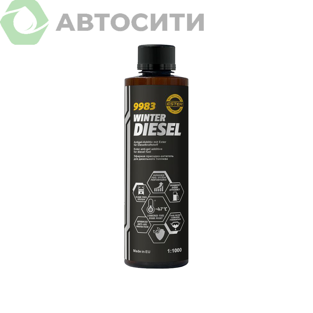 Антигель для диз. топлива зимний Winter Diesel 9982/9983 250мл 1:1000