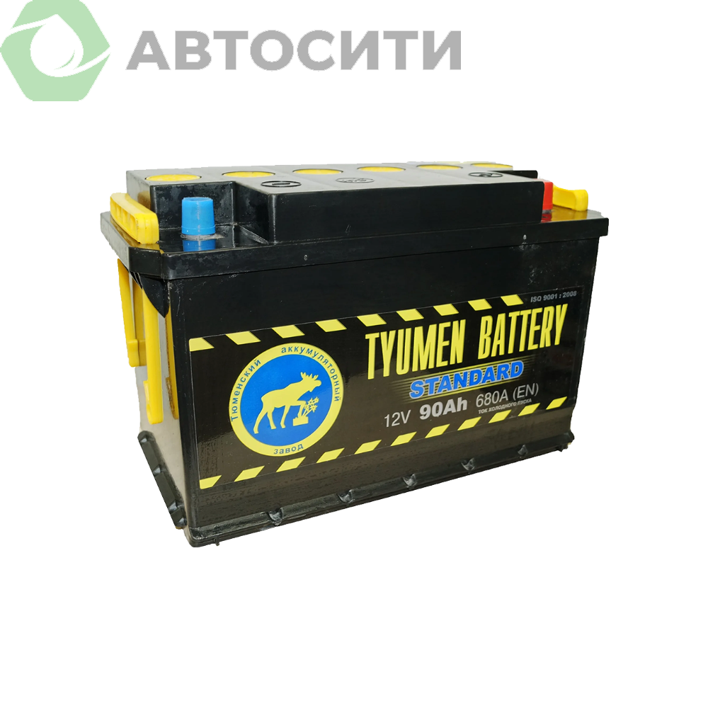Аккумулятор 6ст 90 LR о.п. STANDARD (324ммХ175ммХ210мм)