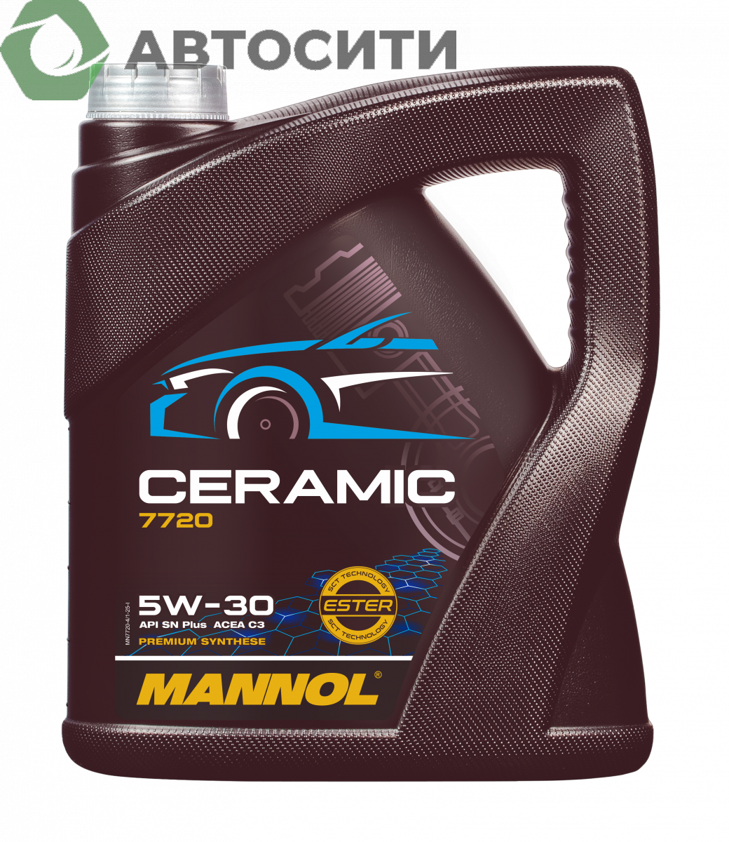 Масло моторное 5w30 син. Mannol Ceramic 4л (SN Plus; C3)