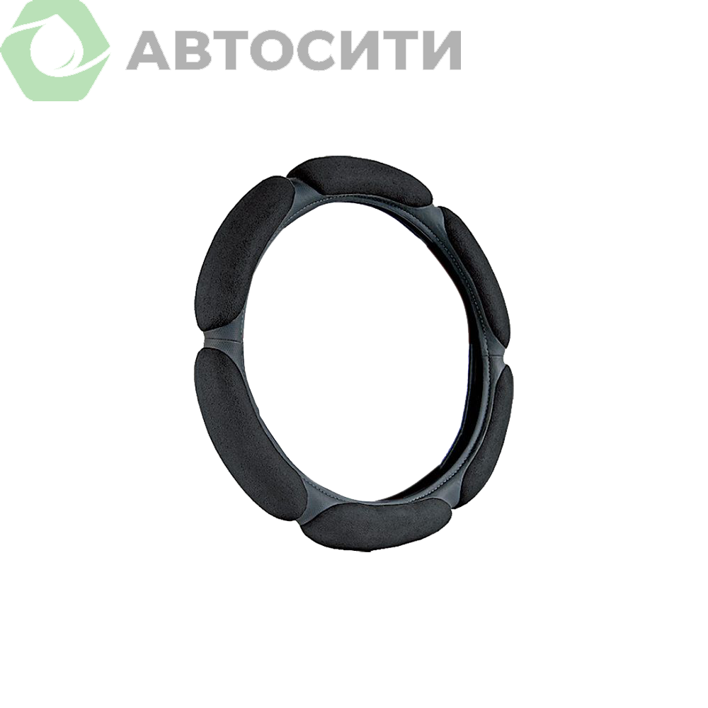 Оплетка CarFashion XL Balloon (6 подушечек) экокожа черная