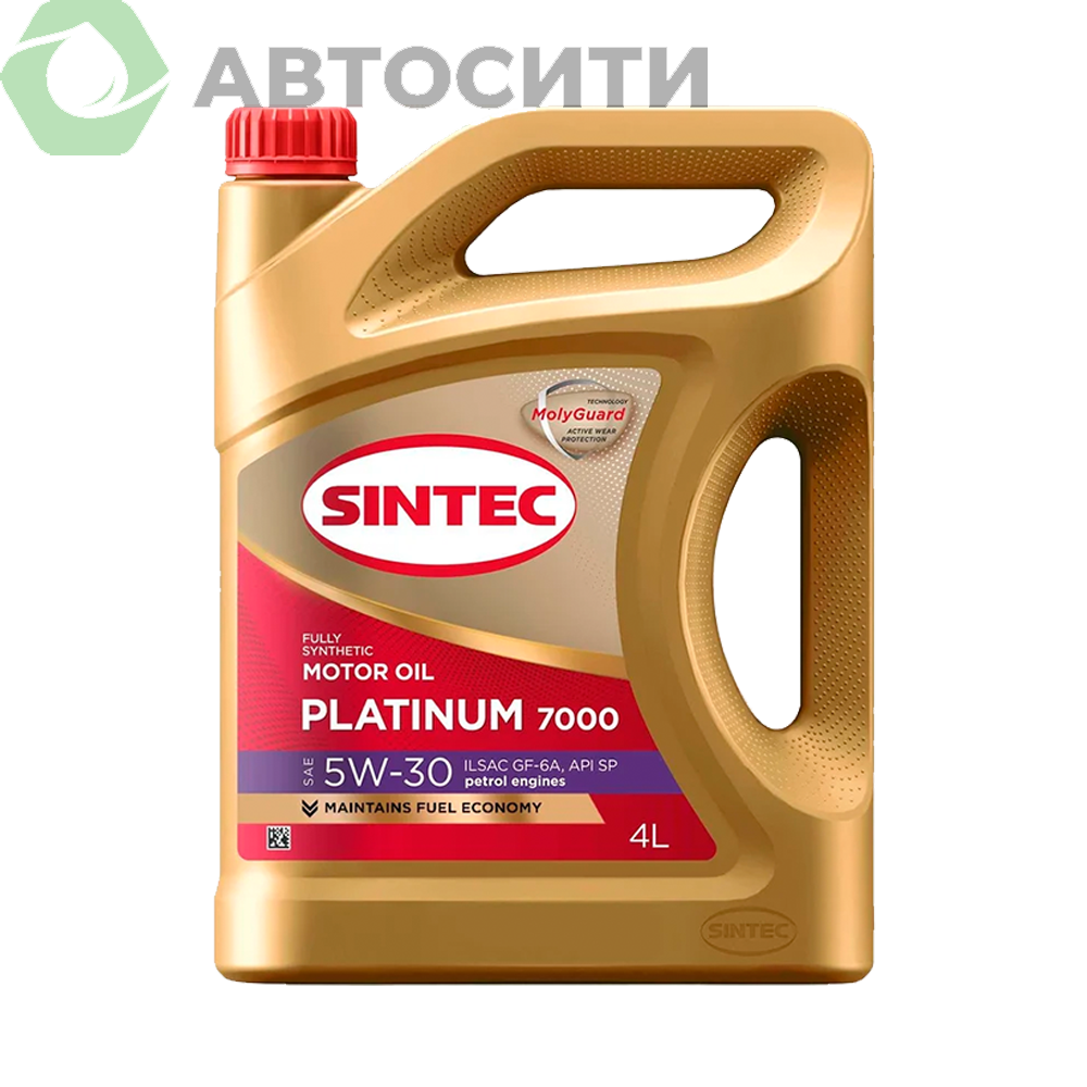 Масло моторное 5W-30 син. Sintec Platinum 7000 4л (GF-6A SP)