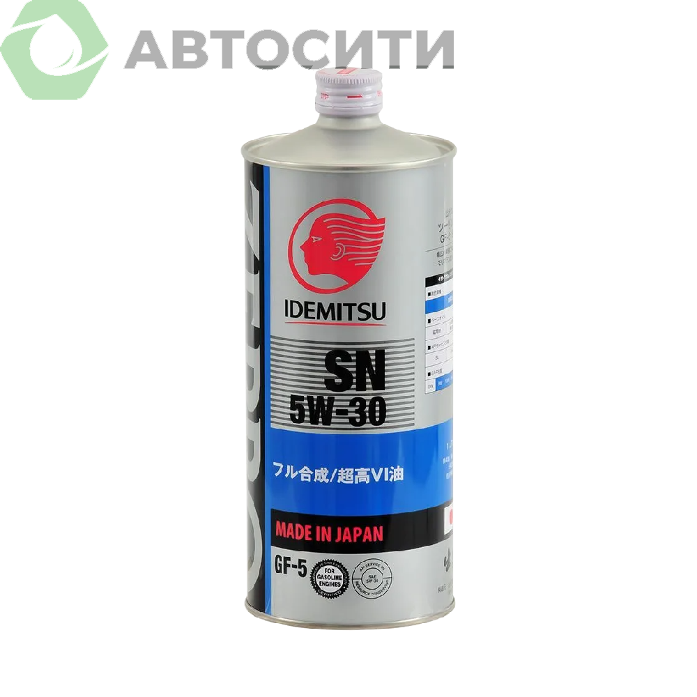 Масло моторное 5w30 синтетическое IDEMITSU ZEPRO F-S 1л, Корея (SN/GF-5)