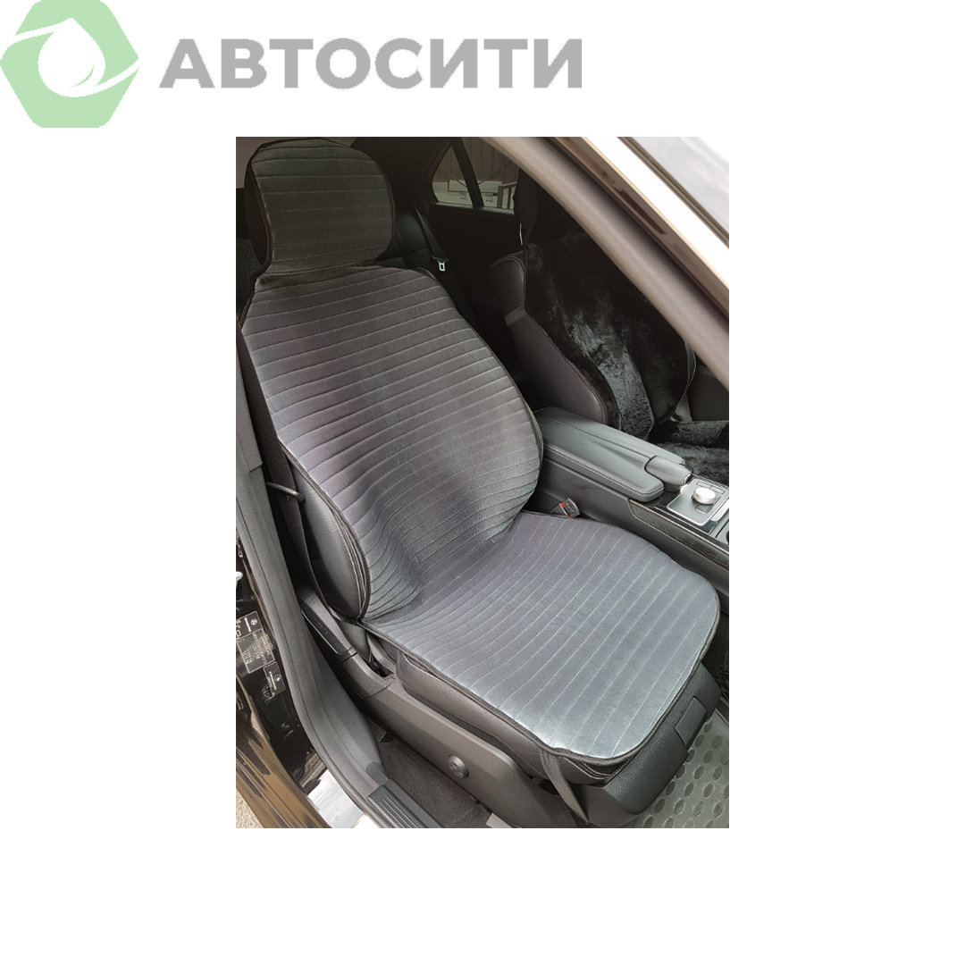 Накидка на сидение Велюр Lotus серый НФ-00010262