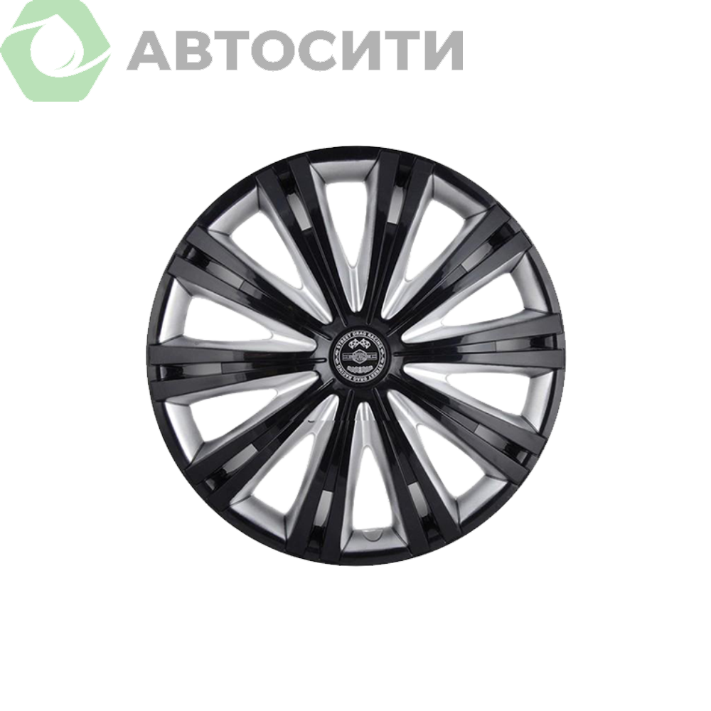 Колпаки R-15 Super Black Гига (компл.4шт) STAR